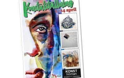 Affisch till Konstutställning