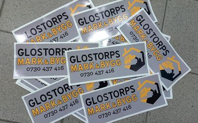 Dekaler till Glostorps Mark & Bygg