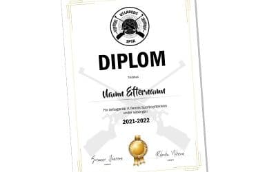 Diplom till Ullareds Sportskytteklubb