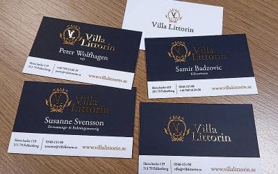 Visitkort till Villa Littorin