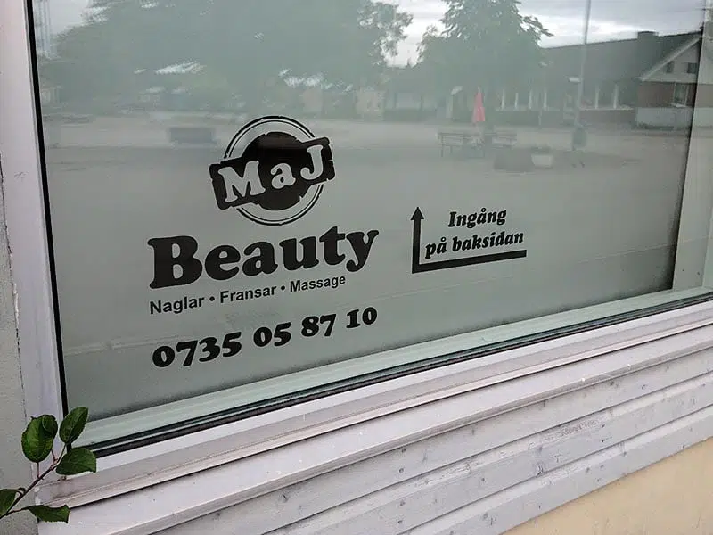Fönsterdekor - MaJ Beauty