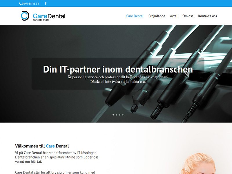 Hemsida – Care Dental