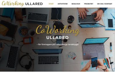 Hemsida till CoWorking Ullared