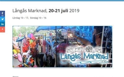 Uppdaterad Hemsida till Långås Marknad