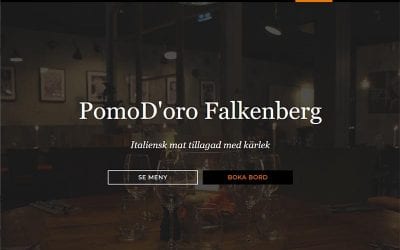 Hemsida till PomoD’oro Falkenberg