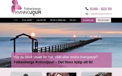 Hemsida (redesign) till Falkenbergs Kvinnojour