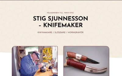 Hemsida till Stig ”Kniv-Stig” Sjunnesson