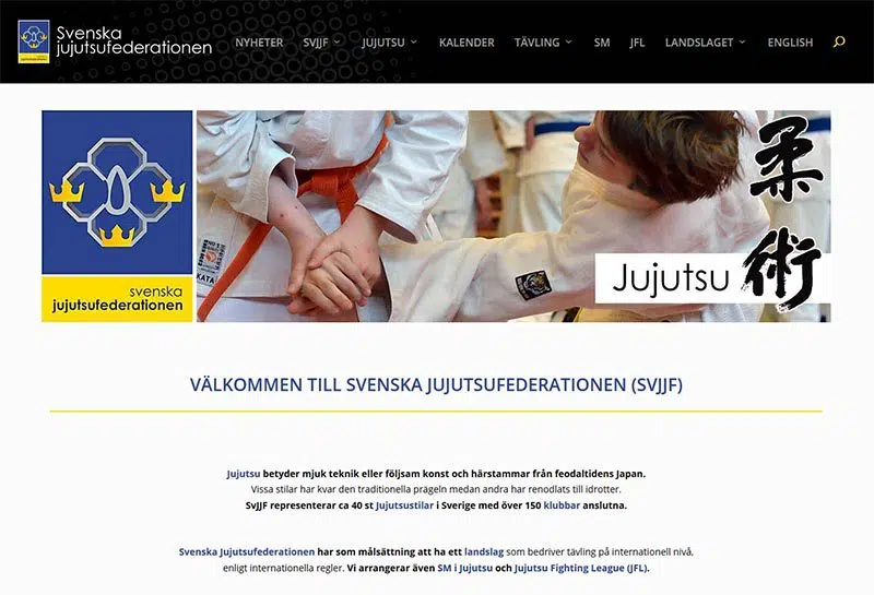 Hemsida - Svenska Jujutsufederationen