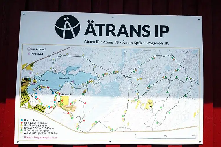 Karta - Ätrans IP / Skidcenter