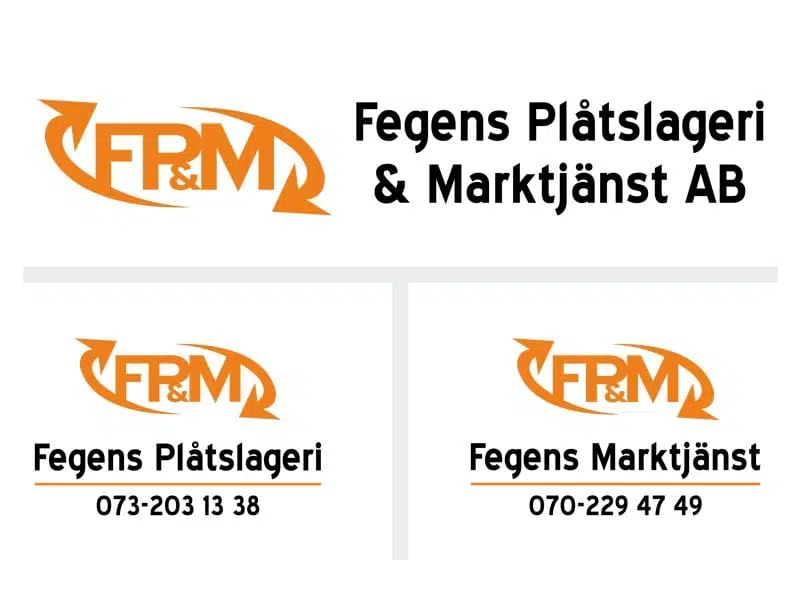Logo - Fegens Plåtslageri & Marktjänst