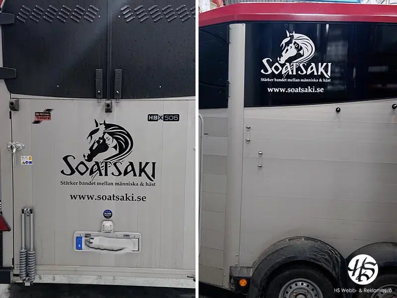 Logo dekor hästtransport - Soatsaki