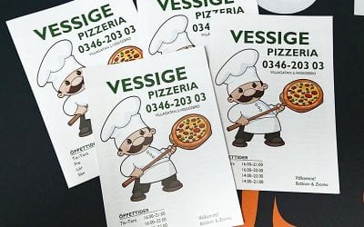 Ny Pizzameny åt Vessige Pizzeria