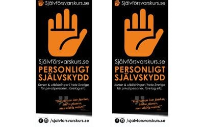Ny Logo + Rollup’s till Självförsvarskurs.se