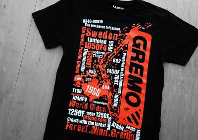 Screentryck t-shirt – Gremo