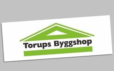Skylt till Torups Byggshop