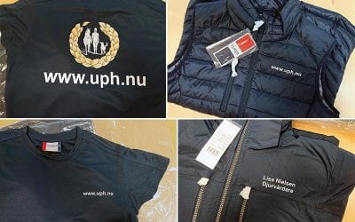 Profil- & Arbetskläder med tryck till UPH