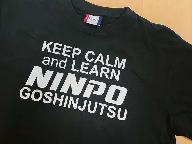 Tshirt - Keep calm and learn Ninpo Goshinjutsu