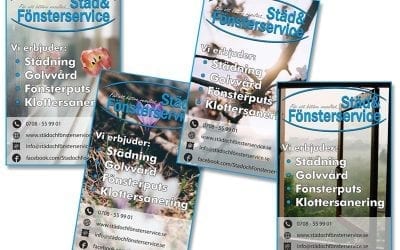 Nya Vårannonser till Städ & Fönsterservice i Nybro